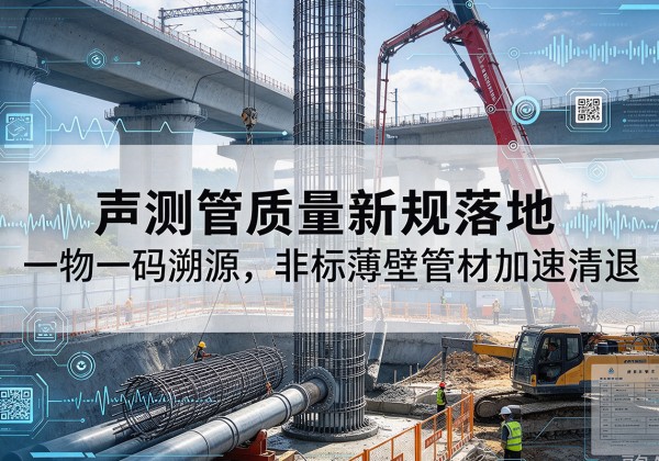 湘乡声测管质量新规落地，一物一码溯源，非标薄壁管材加速清退