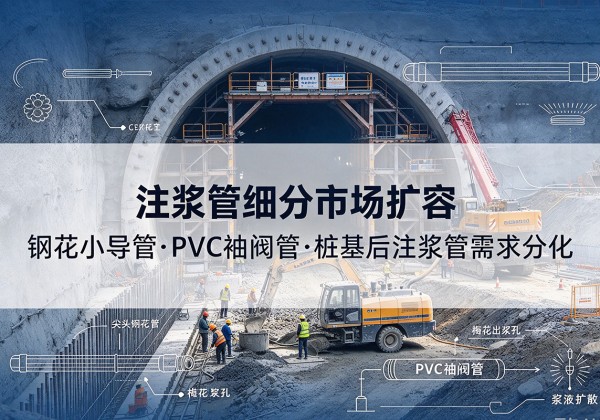 湘乡注浆管细分市场扩容，隧道钢花小导管、PVC 袖阀管、桩基后注浆管需求分化